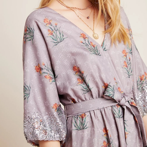 Sachin & Babi Isolde Sequin Maxi Dress Anthro New - Picture 3 of 10